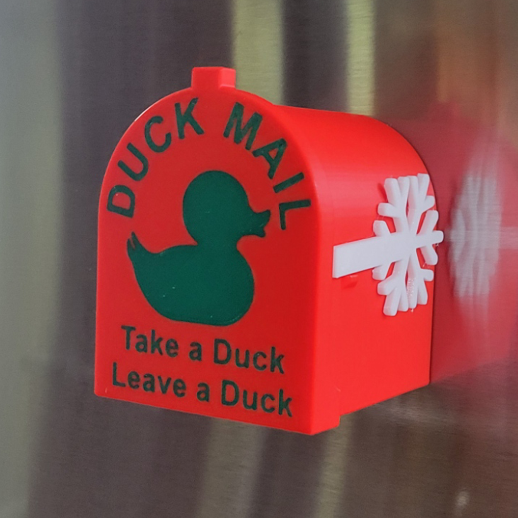 Cruise Duck Mailbox – Magnetic Cabin Door Duck Exchange Box | Take a Duck Leave a Duck | Cruise Ship Door Decor | Rubber Duck Mailbox