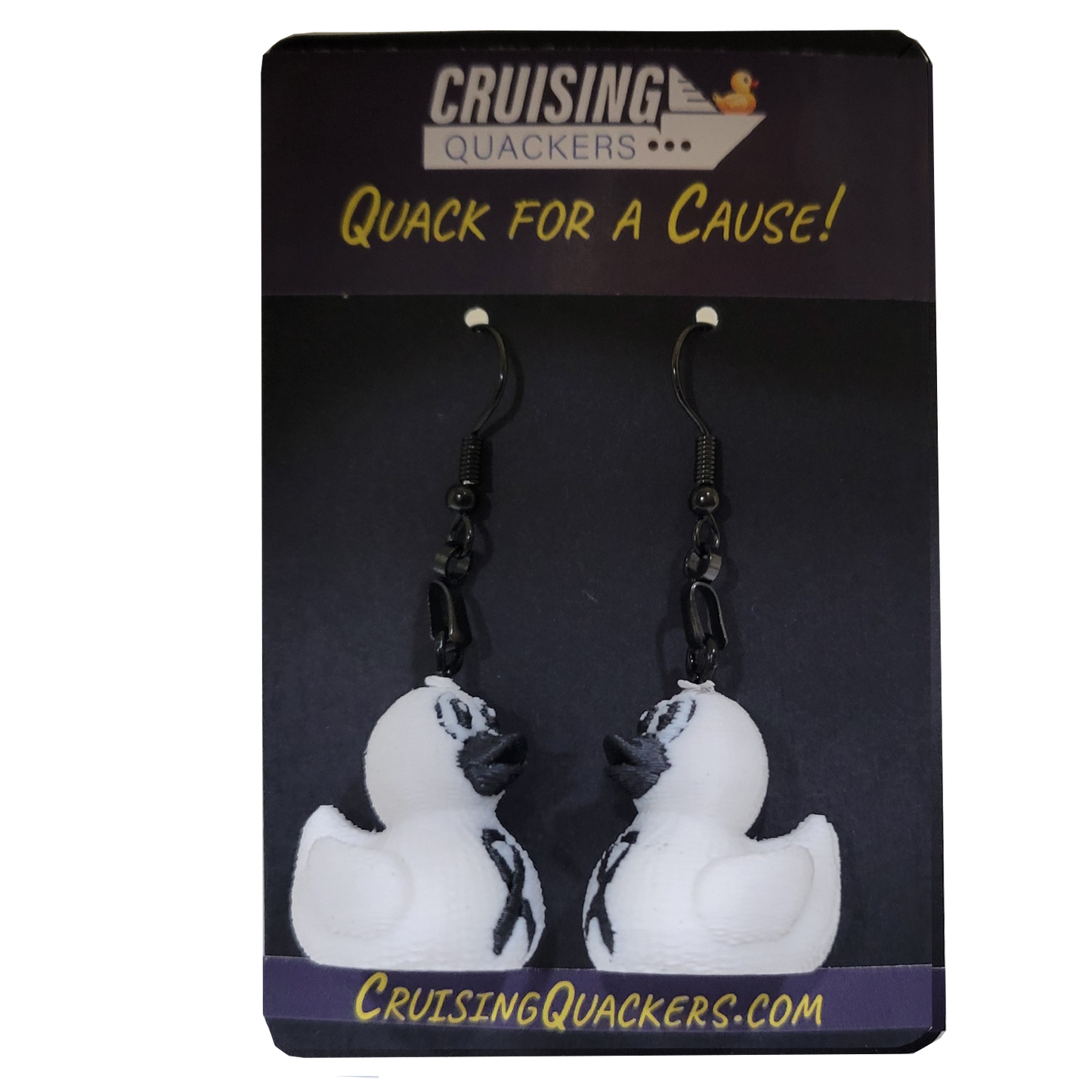 Quack for a Cause Dangle Duck Earrings