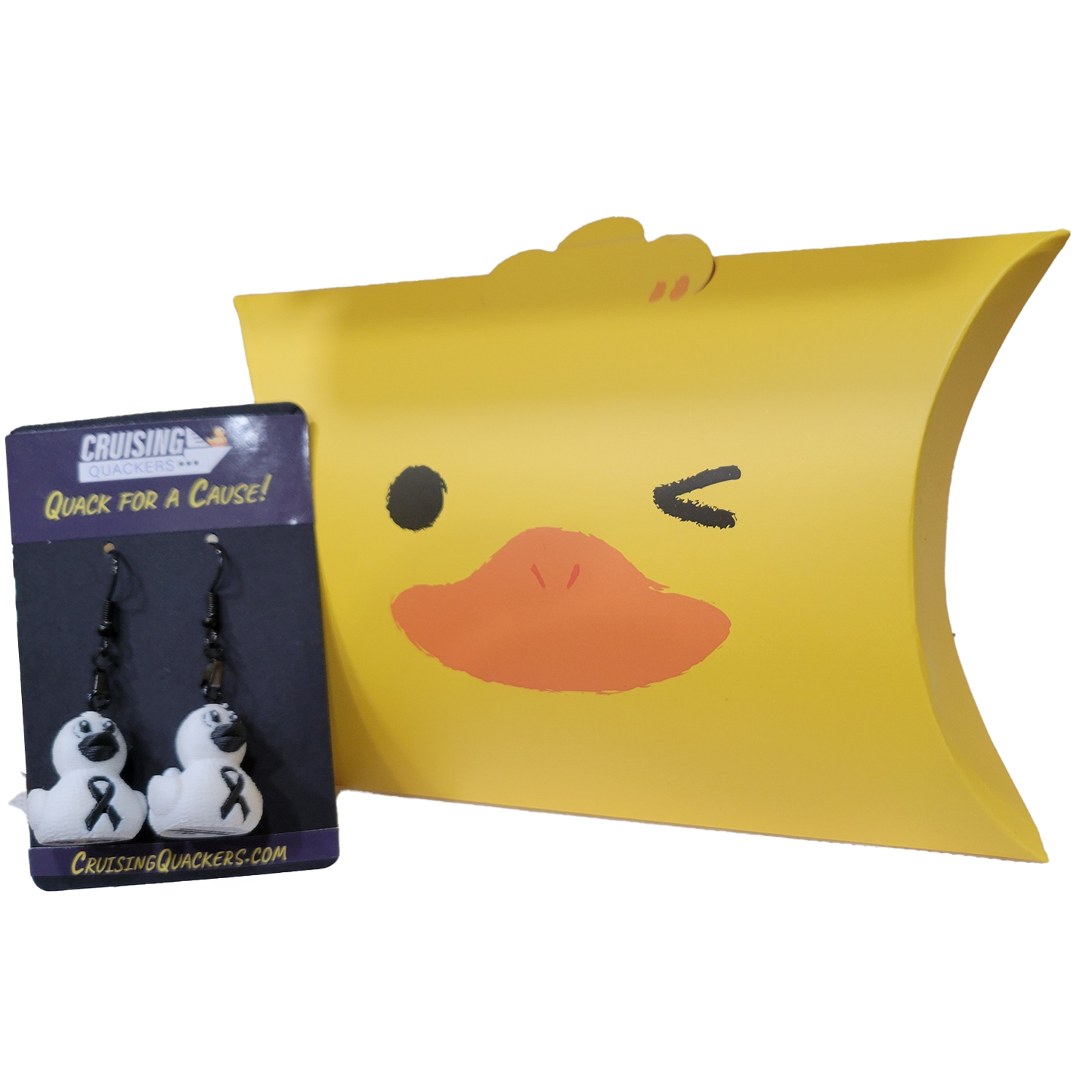 Quack for a Cause Dangle Duck Earrings