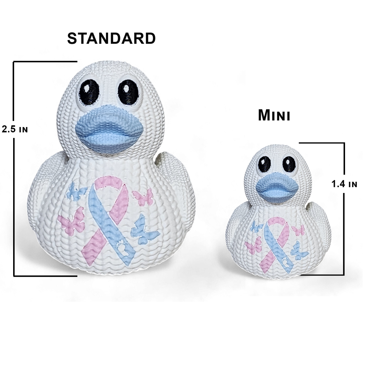 Pregnancy and Infant Loss Awareness Duck