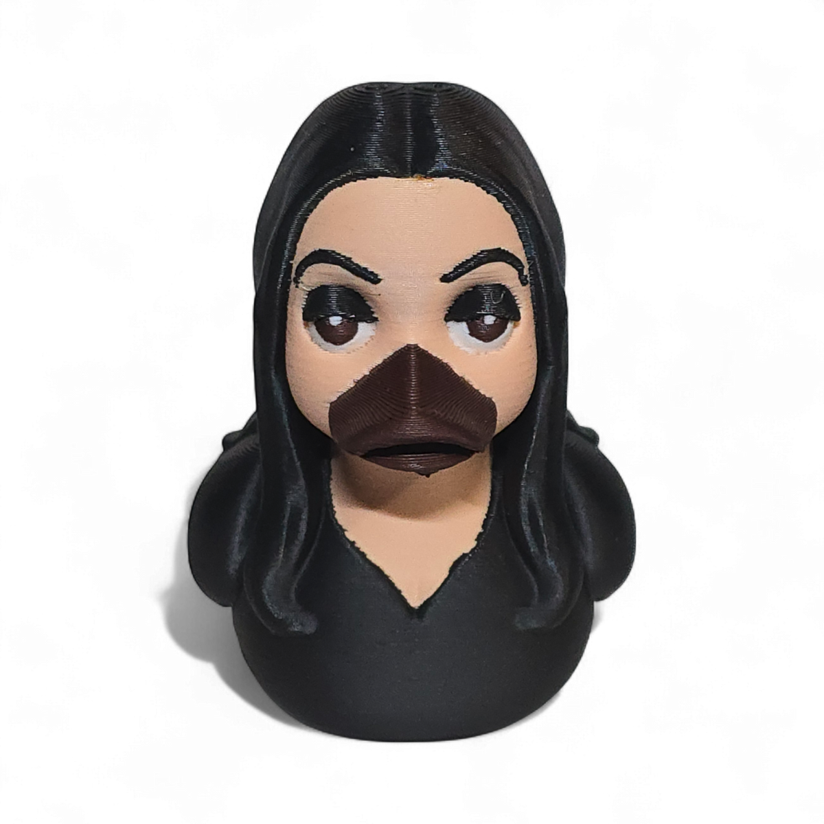 Morticia Addams Duck