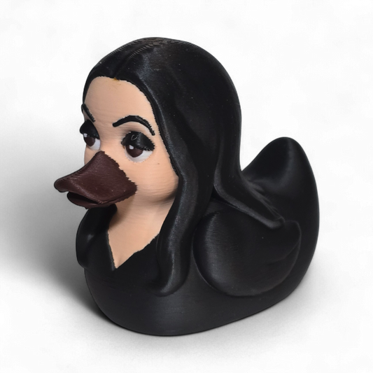 Morticia Addams Duck