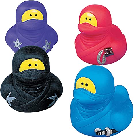 Ninja Rubber Ducks - by the dozen
