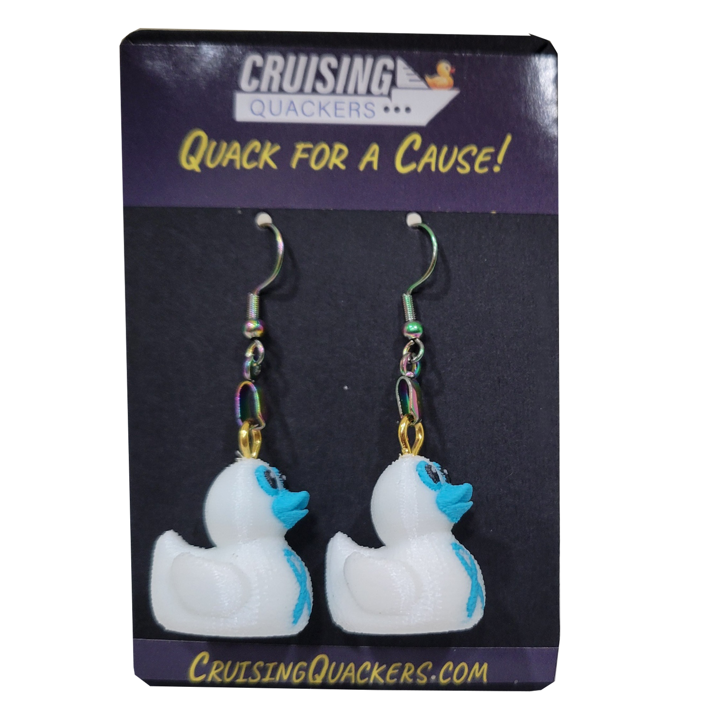 Quack for a Cause Dangle Duck Earrings