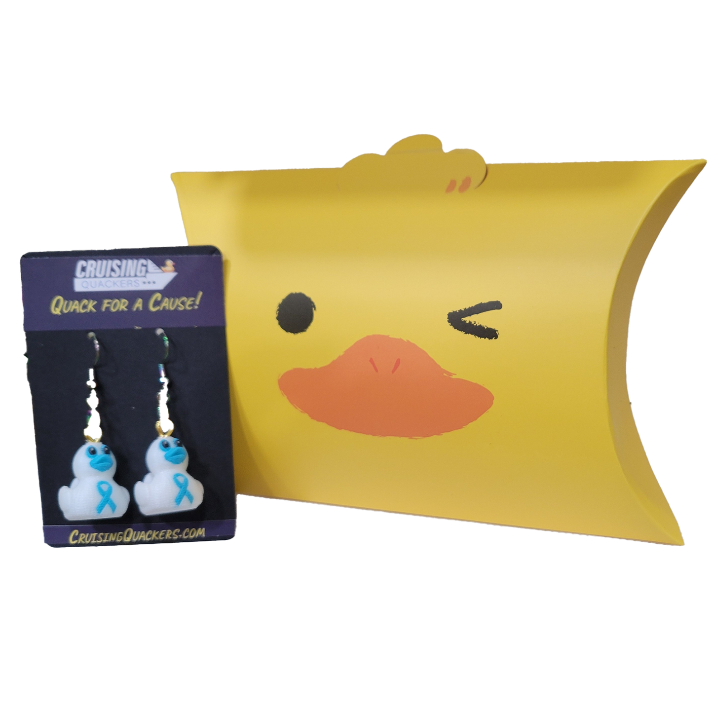 Quack for a Cause Dangle Duck Earrings