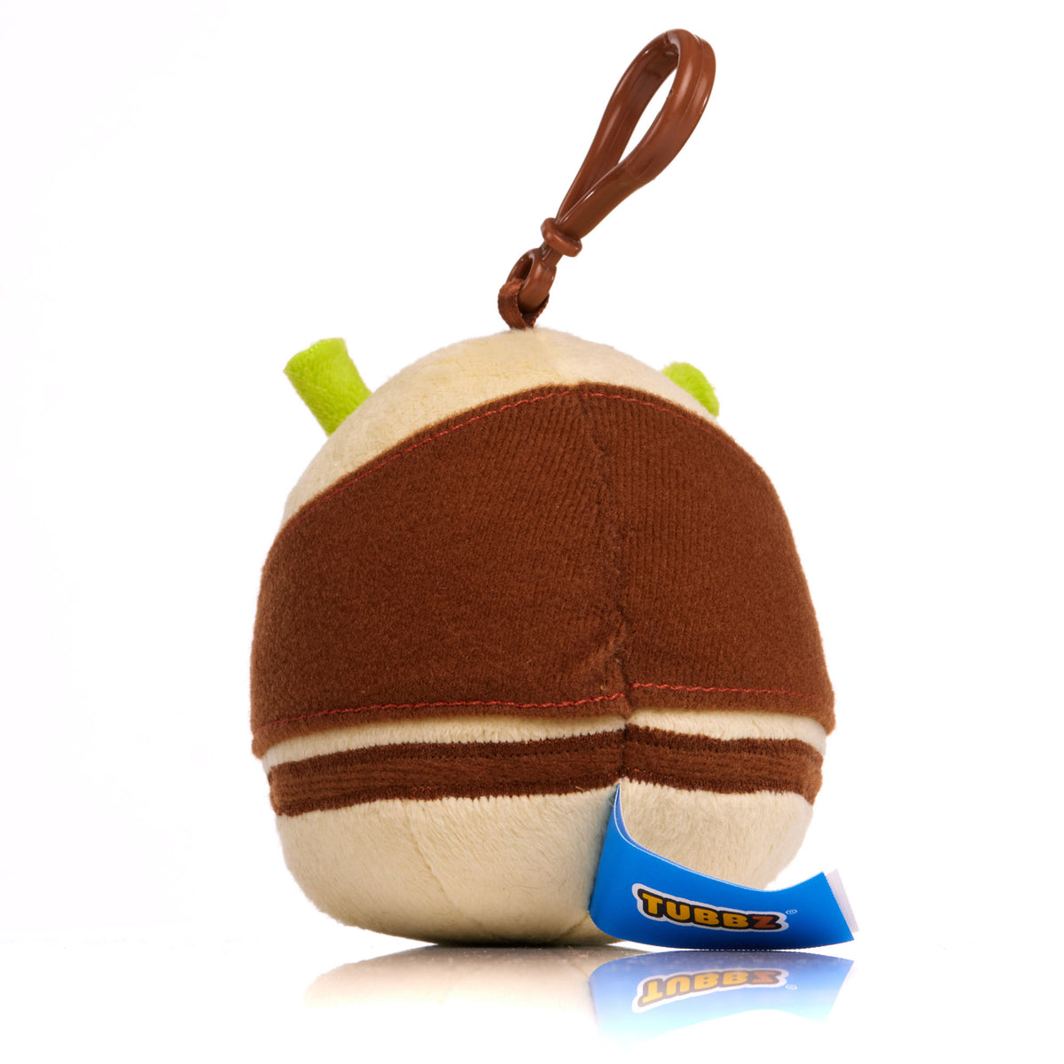 TUBBZ Shrek plush bag charm keychain from DreamWorks alternate view