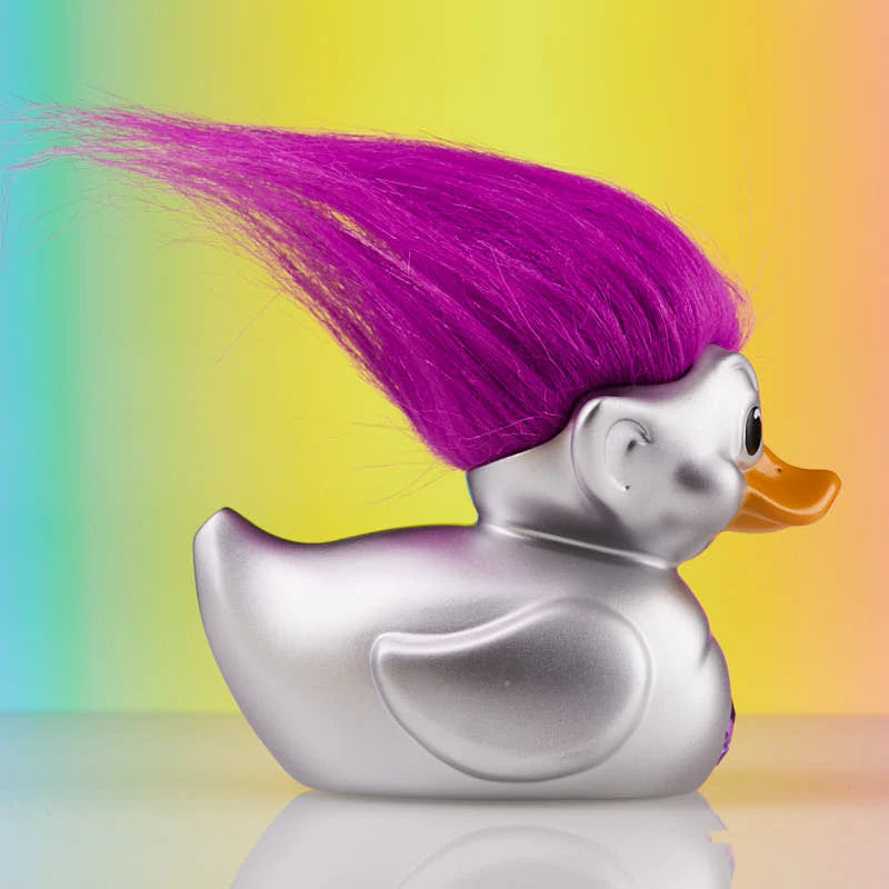 First Edition Official Trolls Silver Troll TUBBZ Cosplaying Duck Collectable