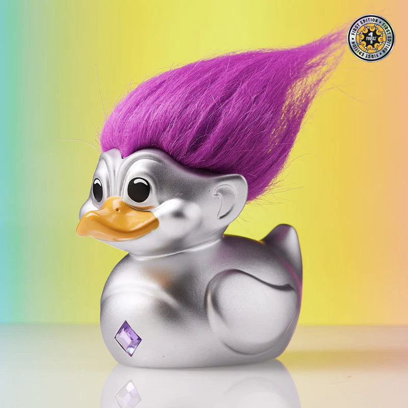 First Edition Official Trolls Silver Troll TUBBZ Cosplaying Duck Collectable