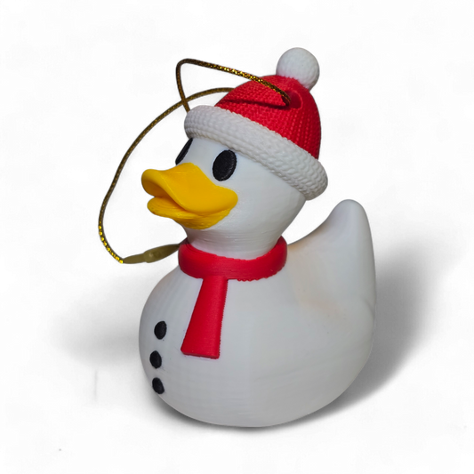 Holiday Quackers - 3D Printed Christmas Duck and ornament