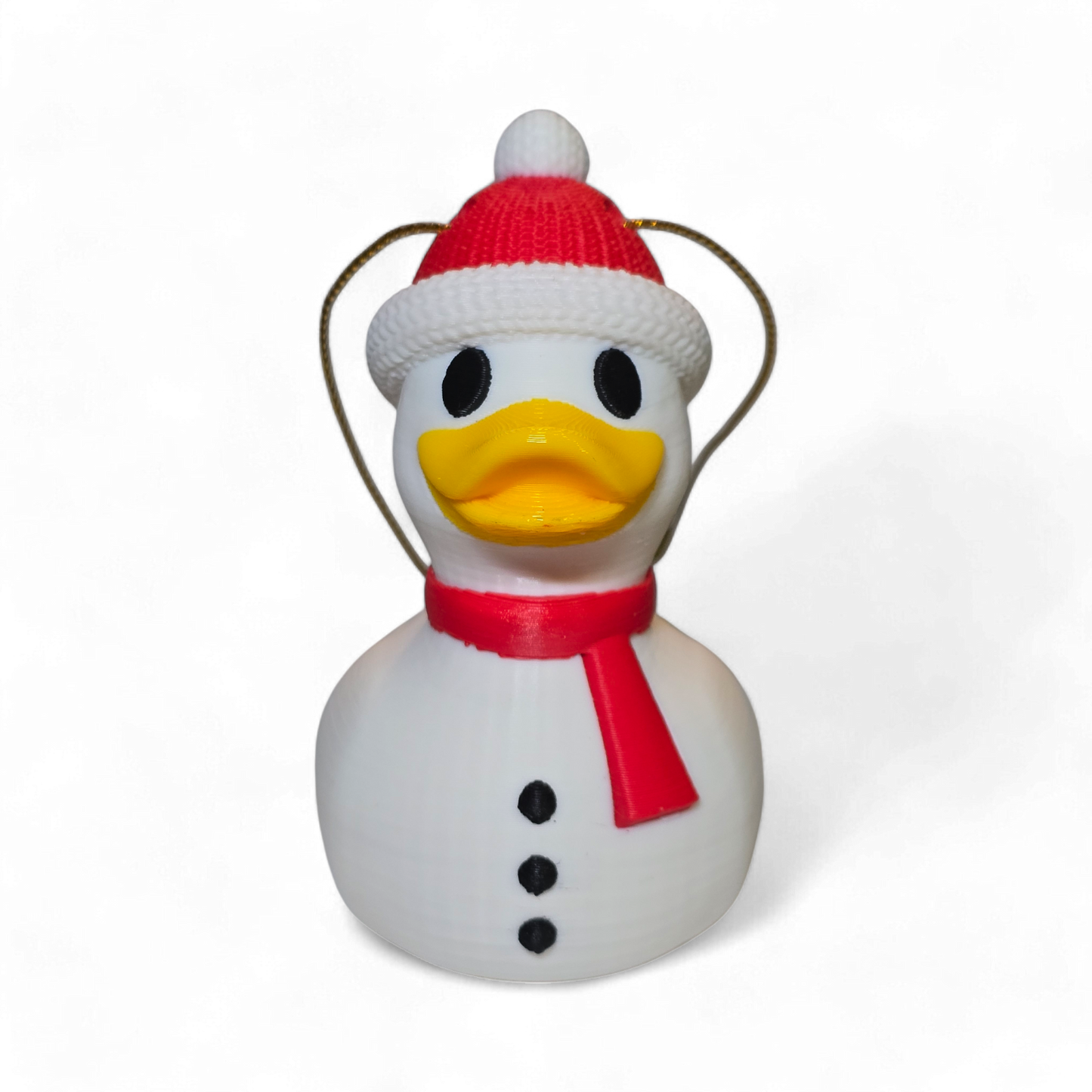 Holiday Quackers - 3D Printed Christmas Duck and ornament