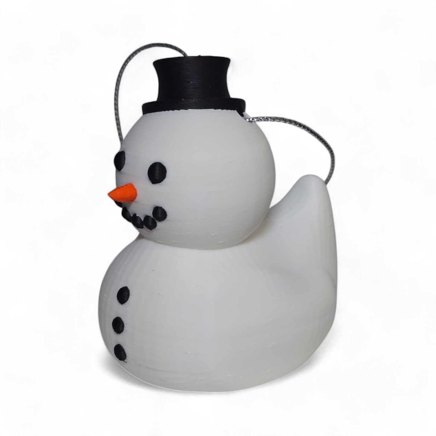 Frosty Quackers - - 3D Printed Christmas Duck and Ornament