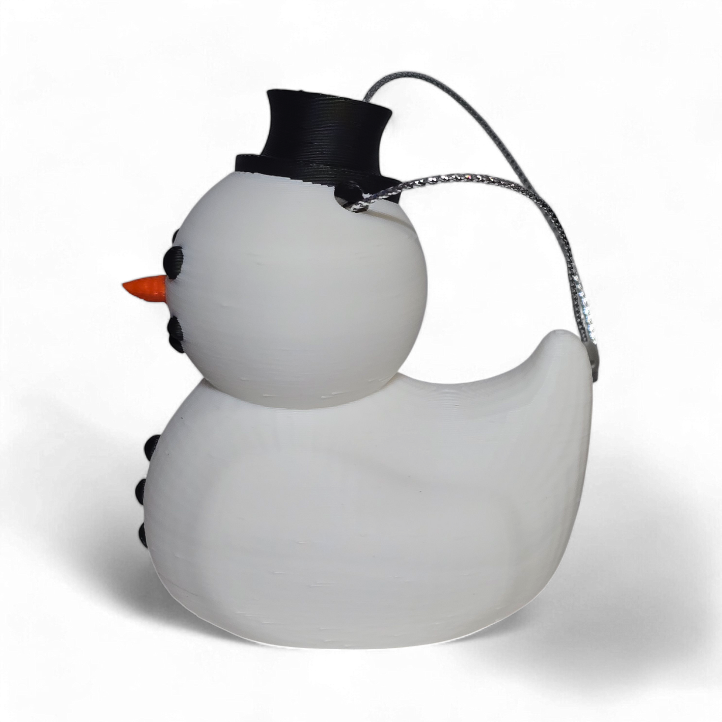 Frosty Quackers - - 3D Printed Christmas Duck and Ornament