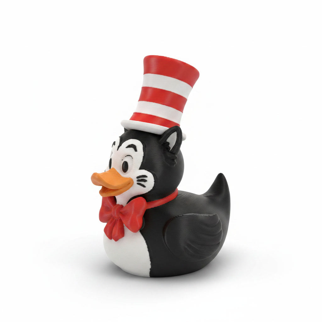Top-Hatted Cat Duck