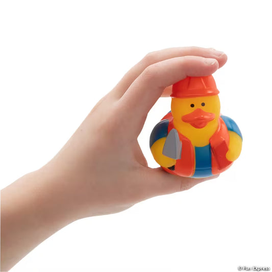 Trade Worker Construction, Plumber & Electrician Rubber Ducks - 10 pc set