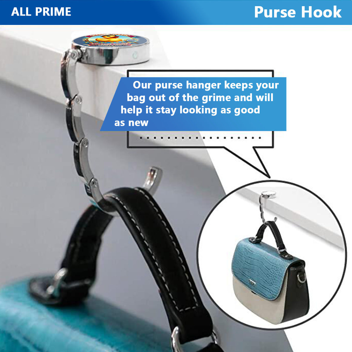 Quacktastic Duckers Cruise Purse hook