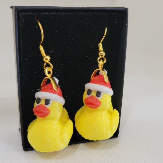 Santa Quackers Earrings