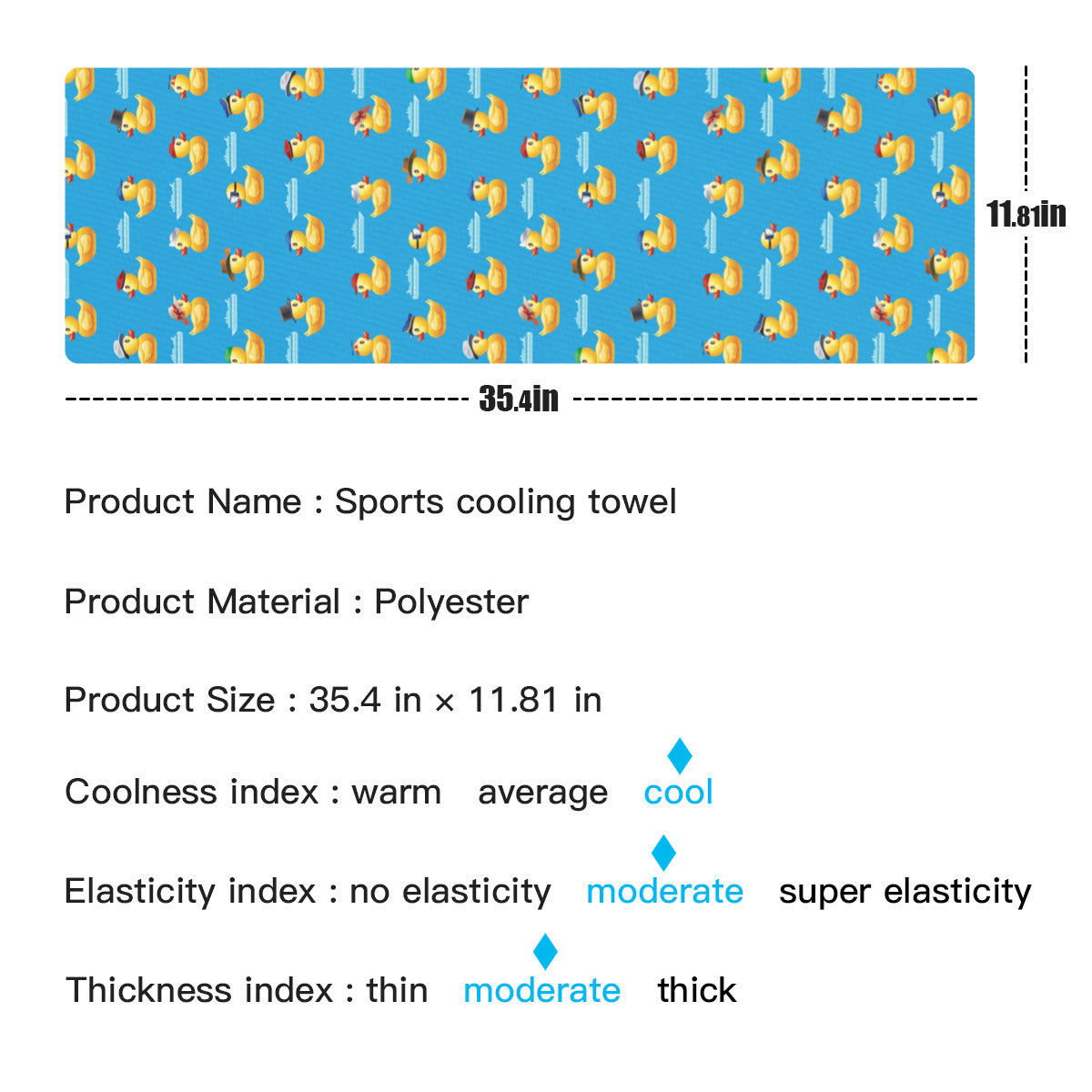 Ducky Cooling Towel