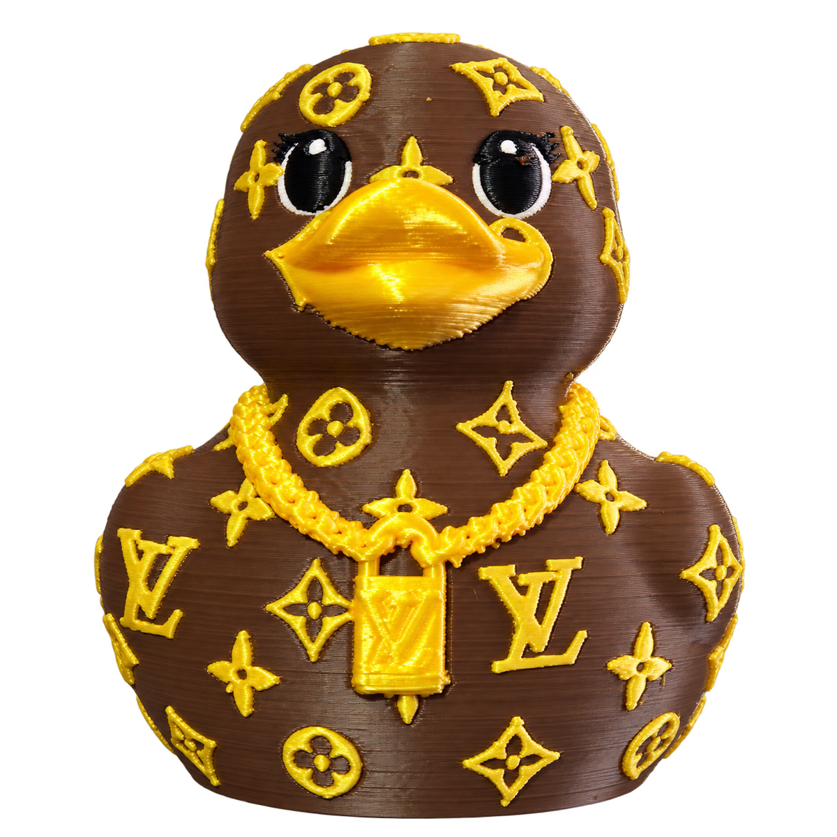 LV-Inspired Duck — front view