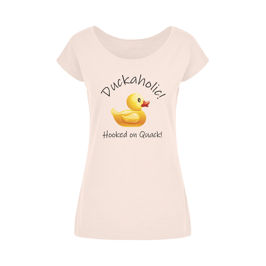 Duckaholic Wide Neck Womens T-Shirt XS-5XL