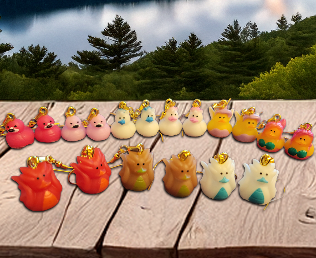 Lil’ Quackers™ Earrings – Tiny Ducks, Big Personality
