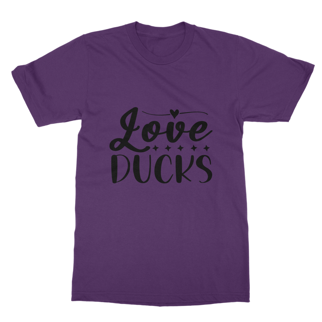Love Ducks Classic Adult T-Shirt