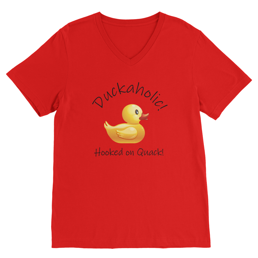 Duckaholic Classic V-Neck T-Shirt