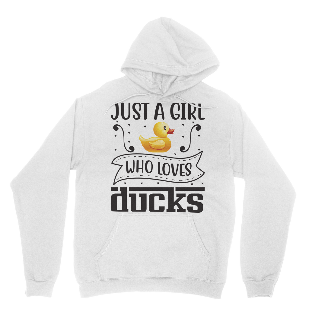 Just a Girl Who Loves Ducks Classic Adult Hoodie