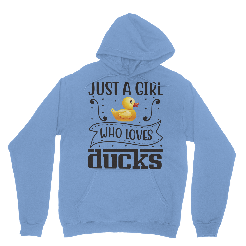 Just a Girl Who Loves Ducks Classic Adult Hoodie