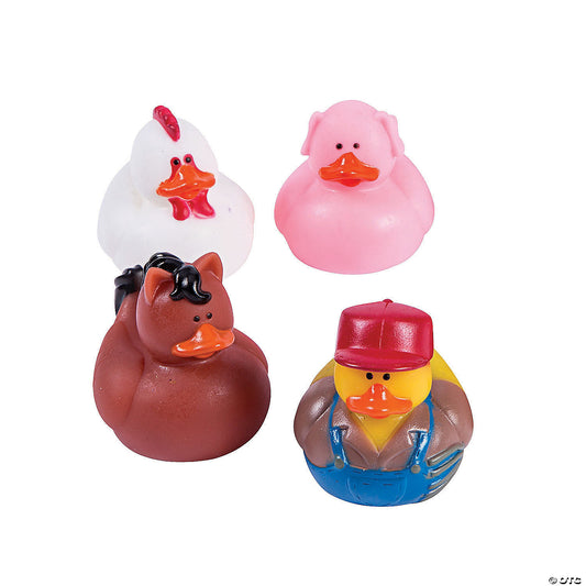 Farm Rubber Ducks - by the dozen