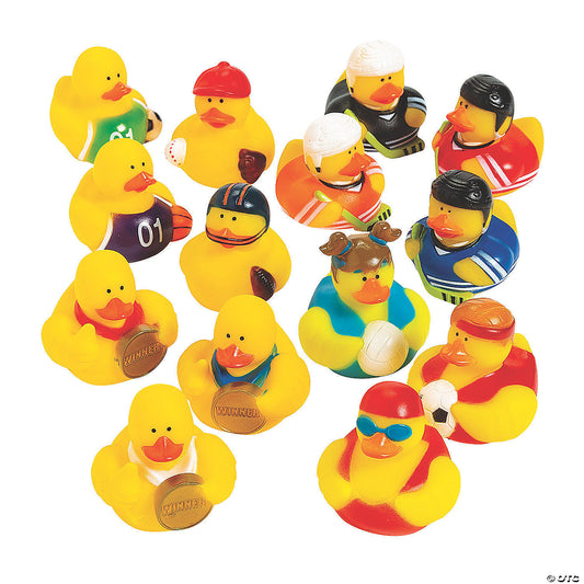 Bulk Sports Rubber Ducks Assortment