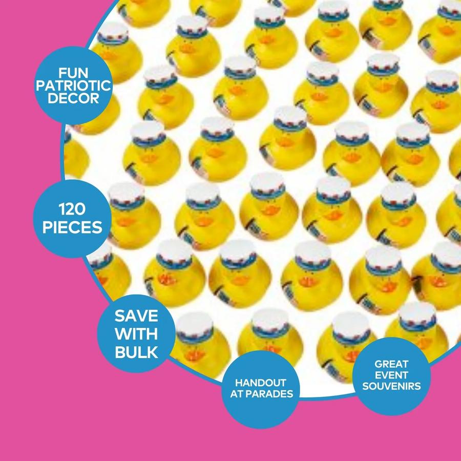 Patriotic Rubber Ducks - 120-Pack - photo 2