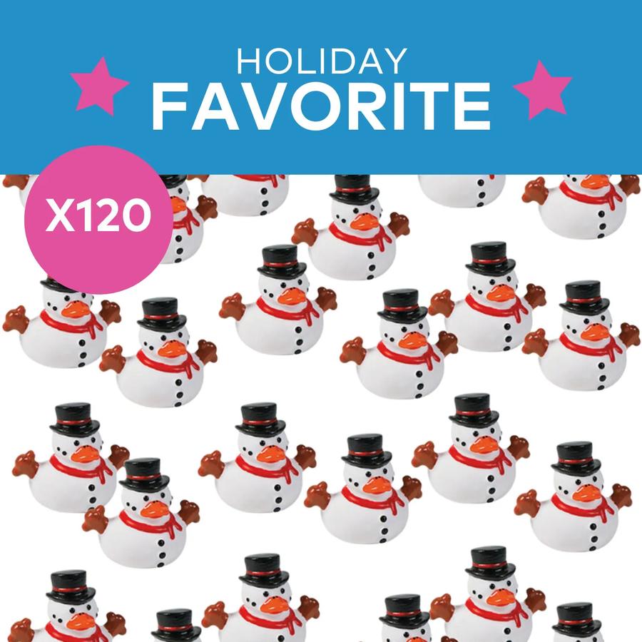 Snowman Rubber Ducks - 120-Pack - photo 2