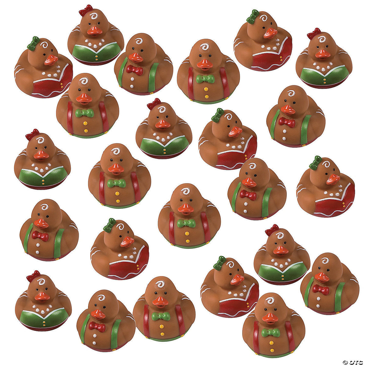 Bulk Gingerbread Rubber Ducks