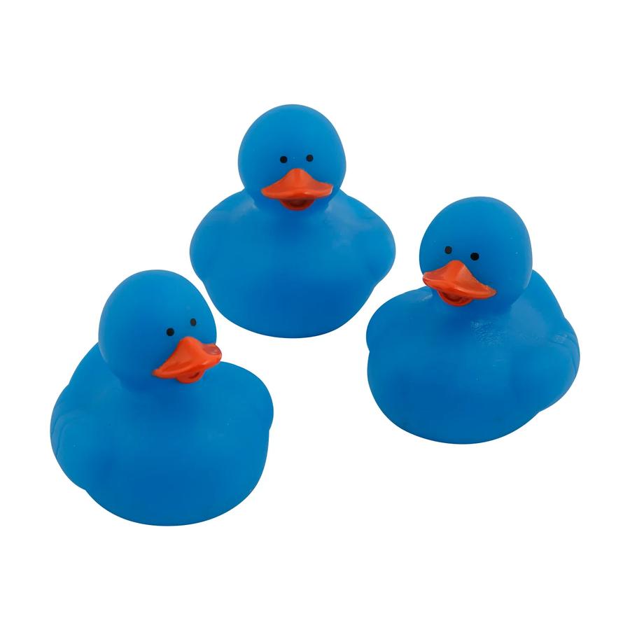 Blue Rubber Ducks - 12-Pack - product photo