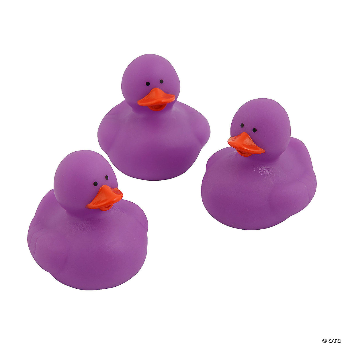 Purple Rubber Ducks - 12-Pack