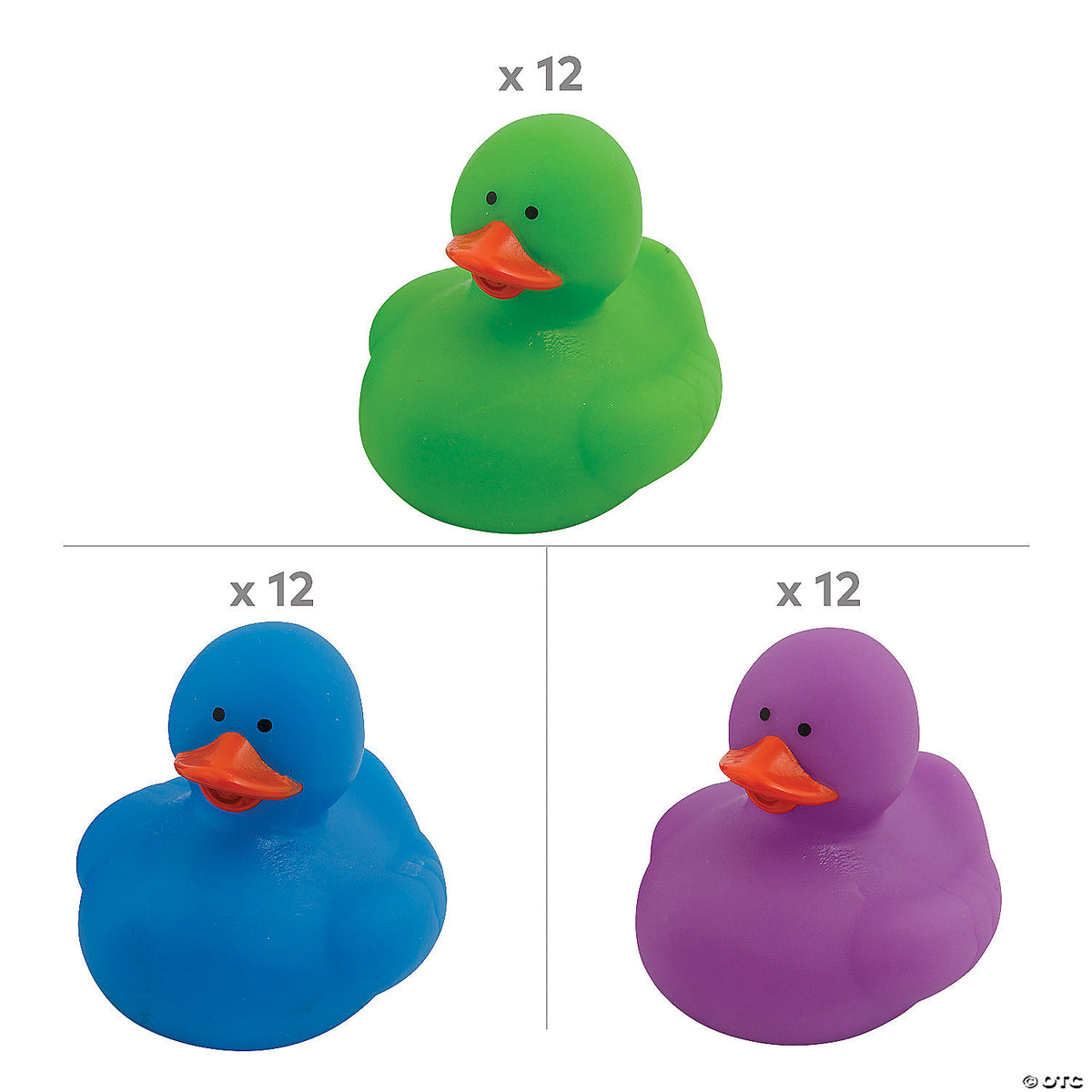Cool Color Rubber Duck Assortment