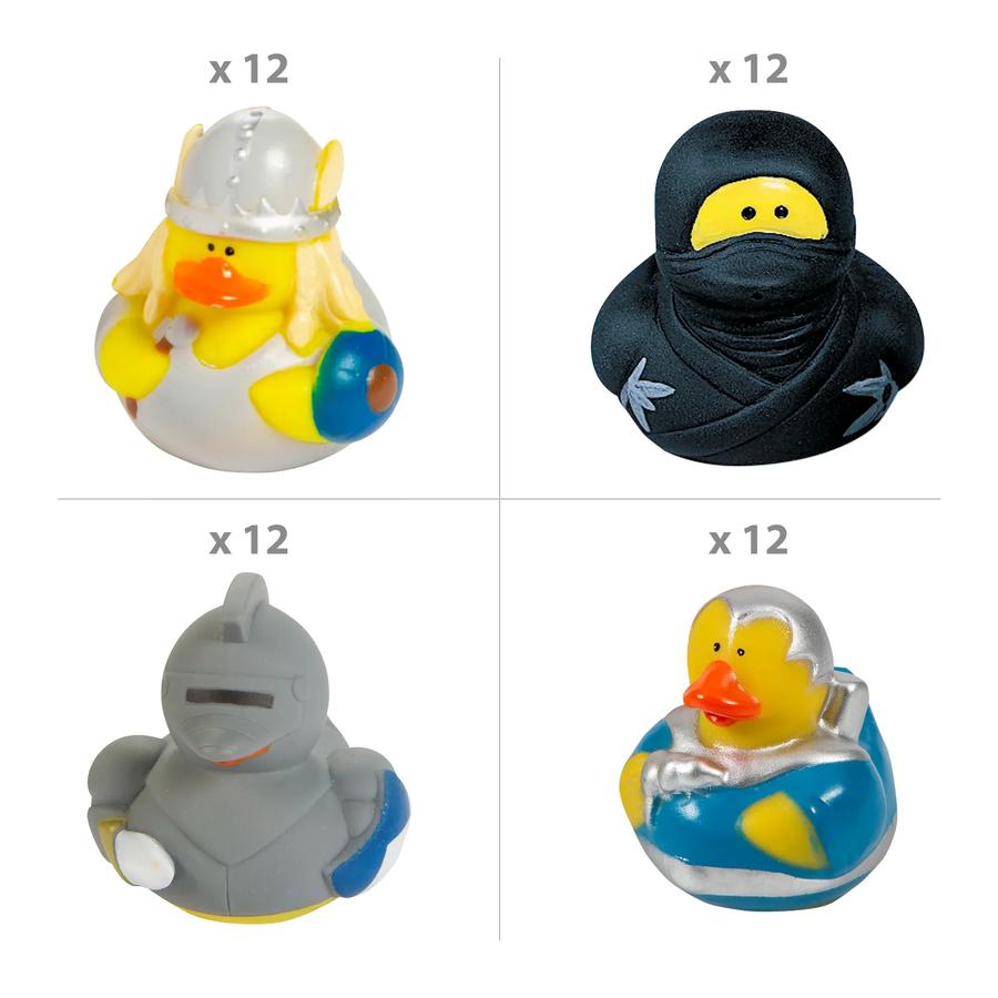 Warrior & Explorer Rubber Duck Assortment Kit - 48-Pack — additional product view