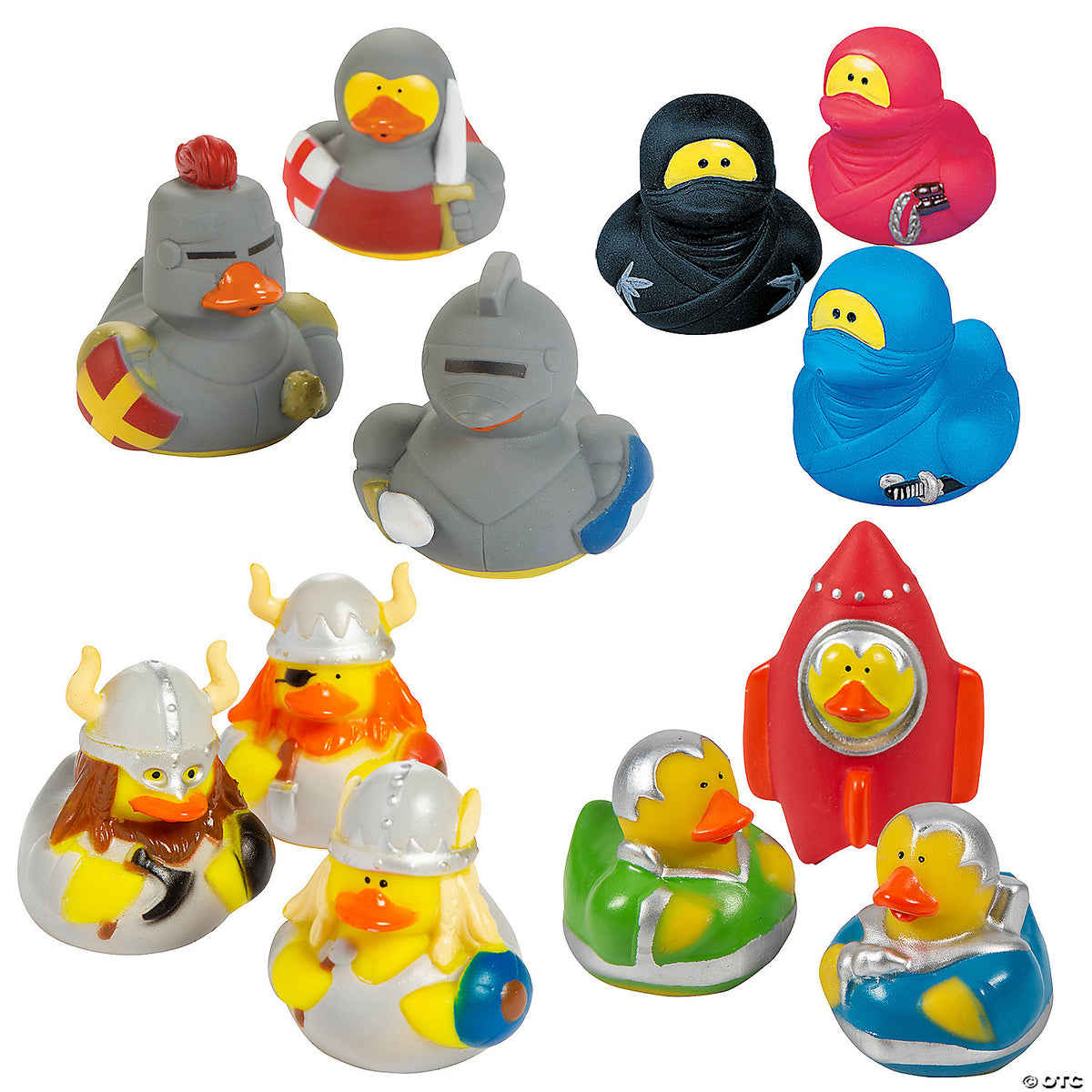Bulk Warrior & Explorer Rubber Duck Assortment Kit