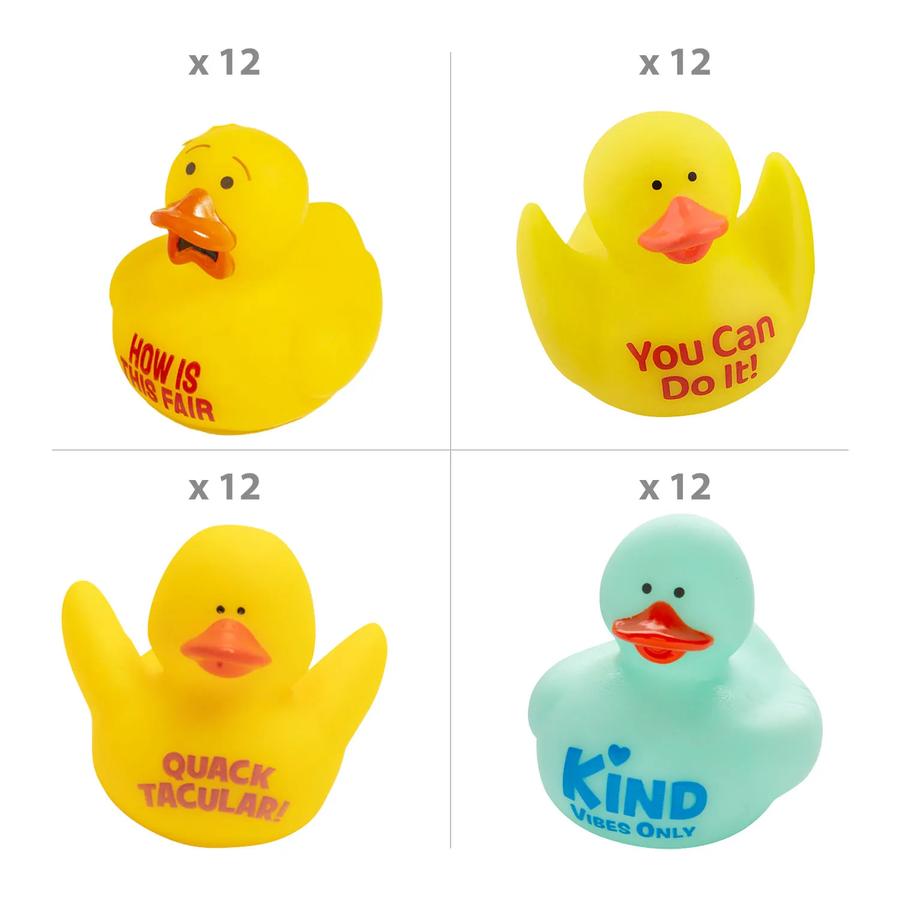 Inspirational & Motivational Sayings Duck Assortment - 52-Pack - photo 2