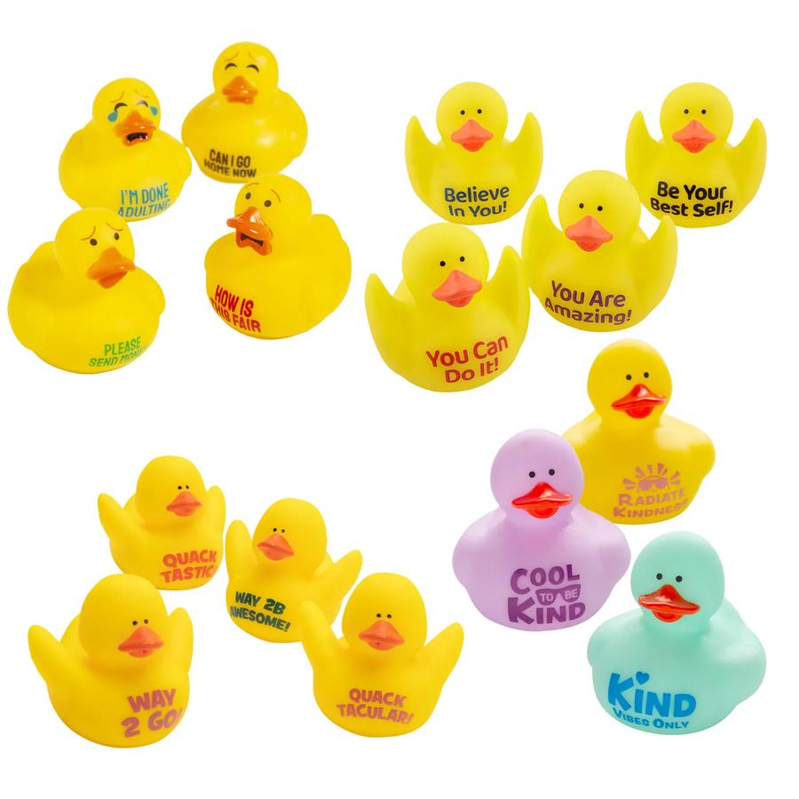 Bulk Inspirational & Motivational Sayings Duck Assortment
