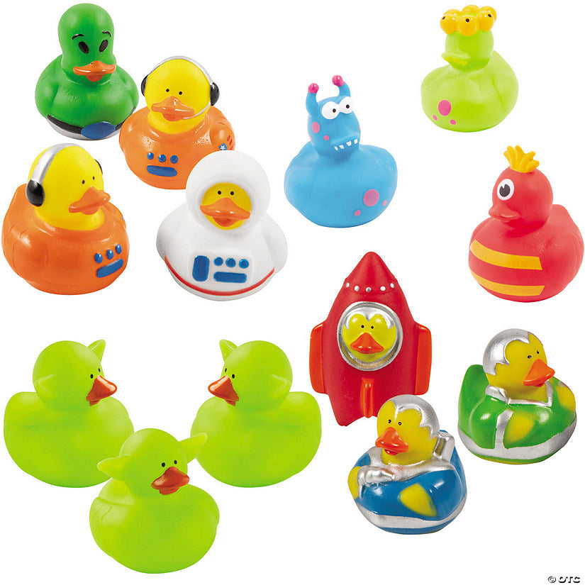Bulk Outer Space Rubber Duck Assortment