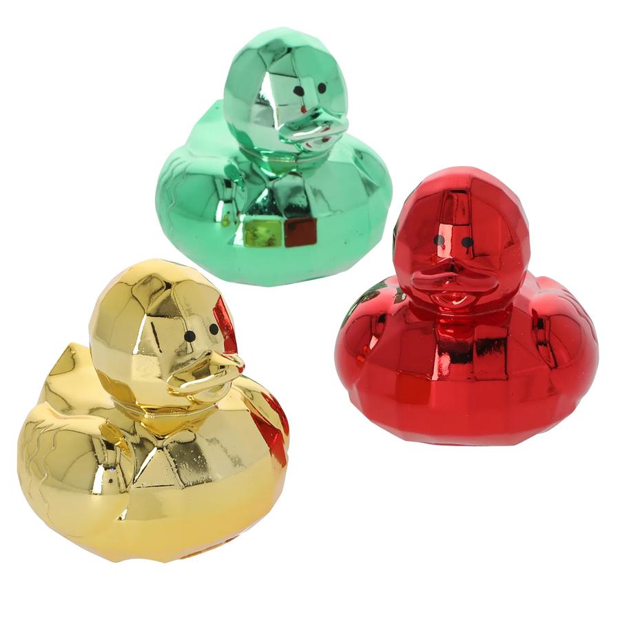 Christmas Festive Disco Ball Rubber Ducks - 12-Pack — additional product view
