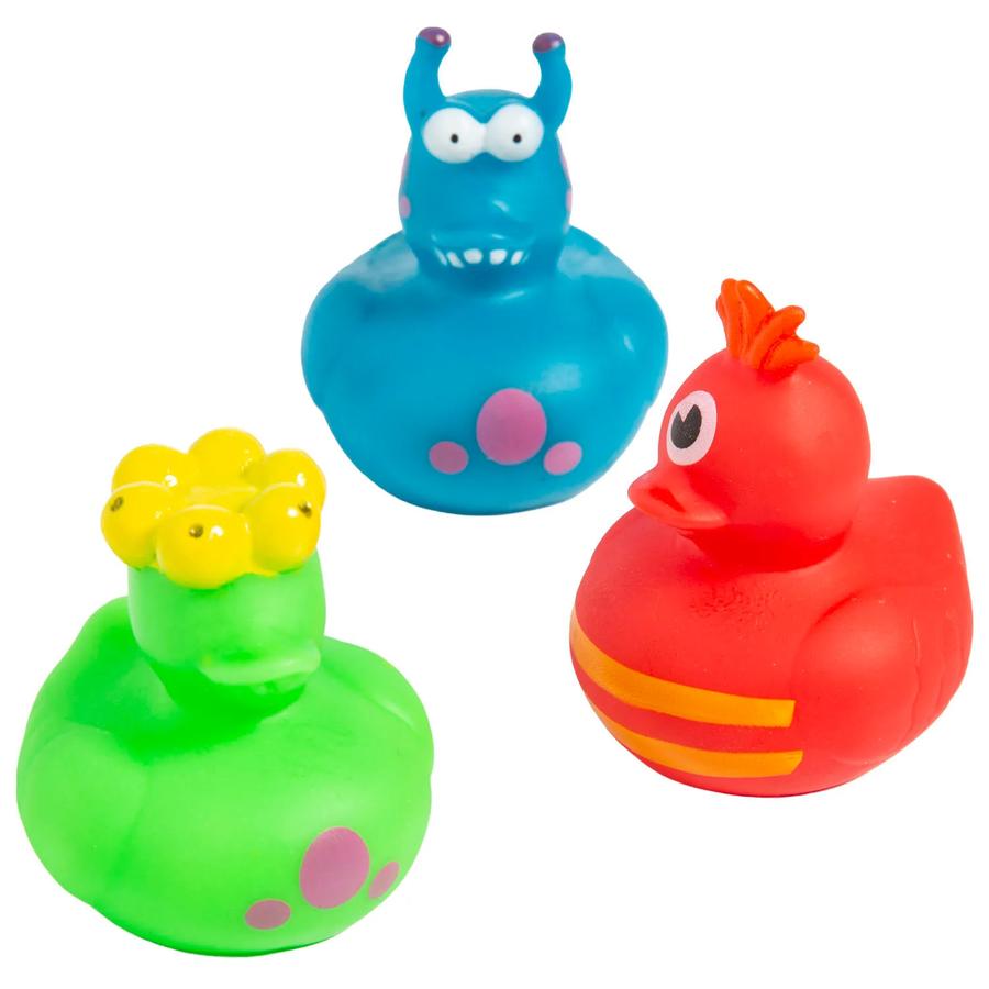 Silly Monster Character Rubber Ducks - 9-Pack — additional product view