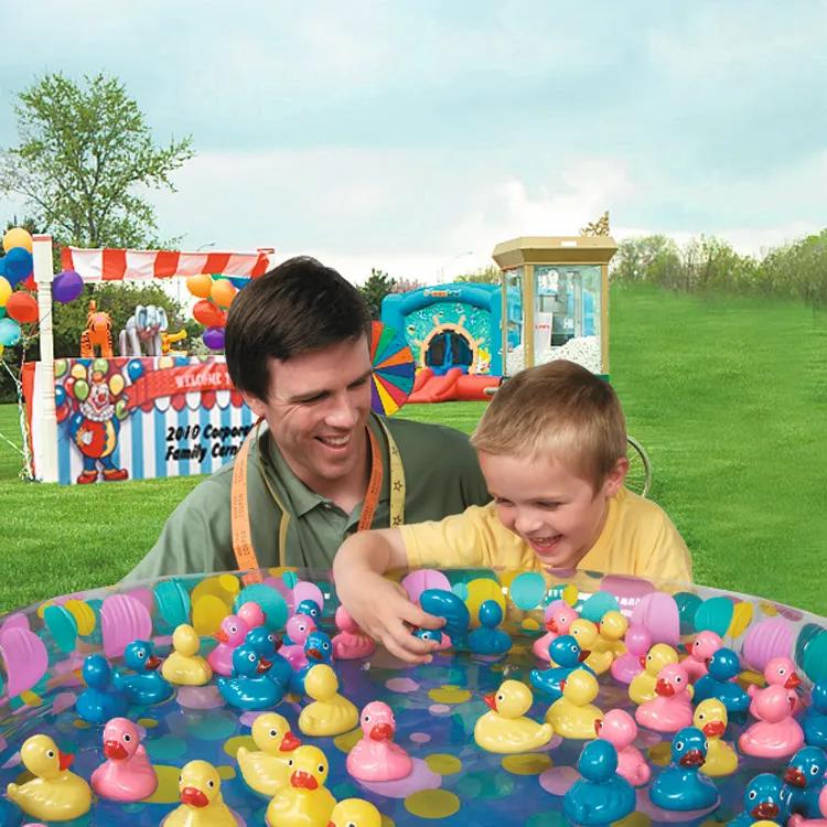 Plastic Bright Weighted Ducks - 12-Pack — additional product view