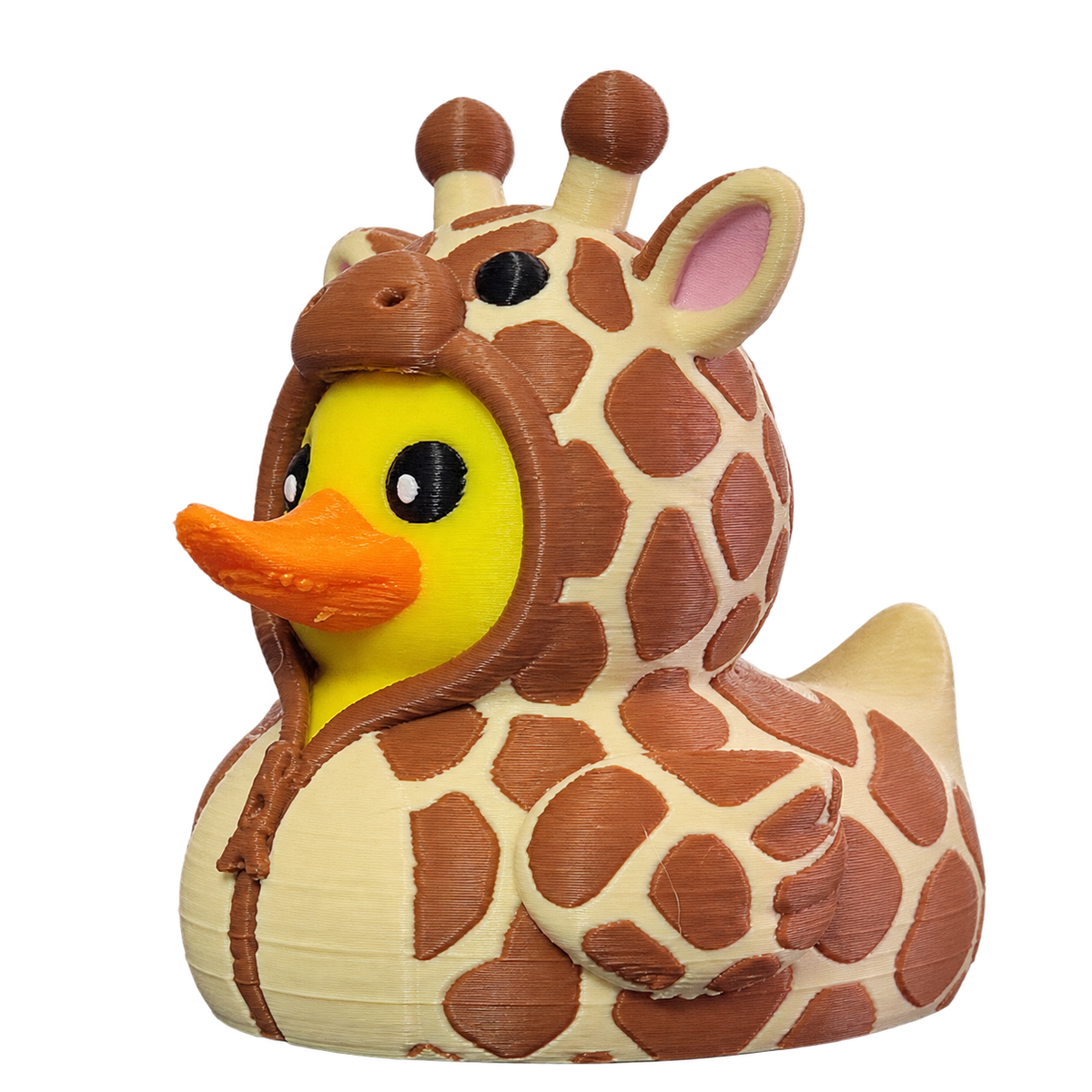 Giraffe Onesie Duck — three-quarter view