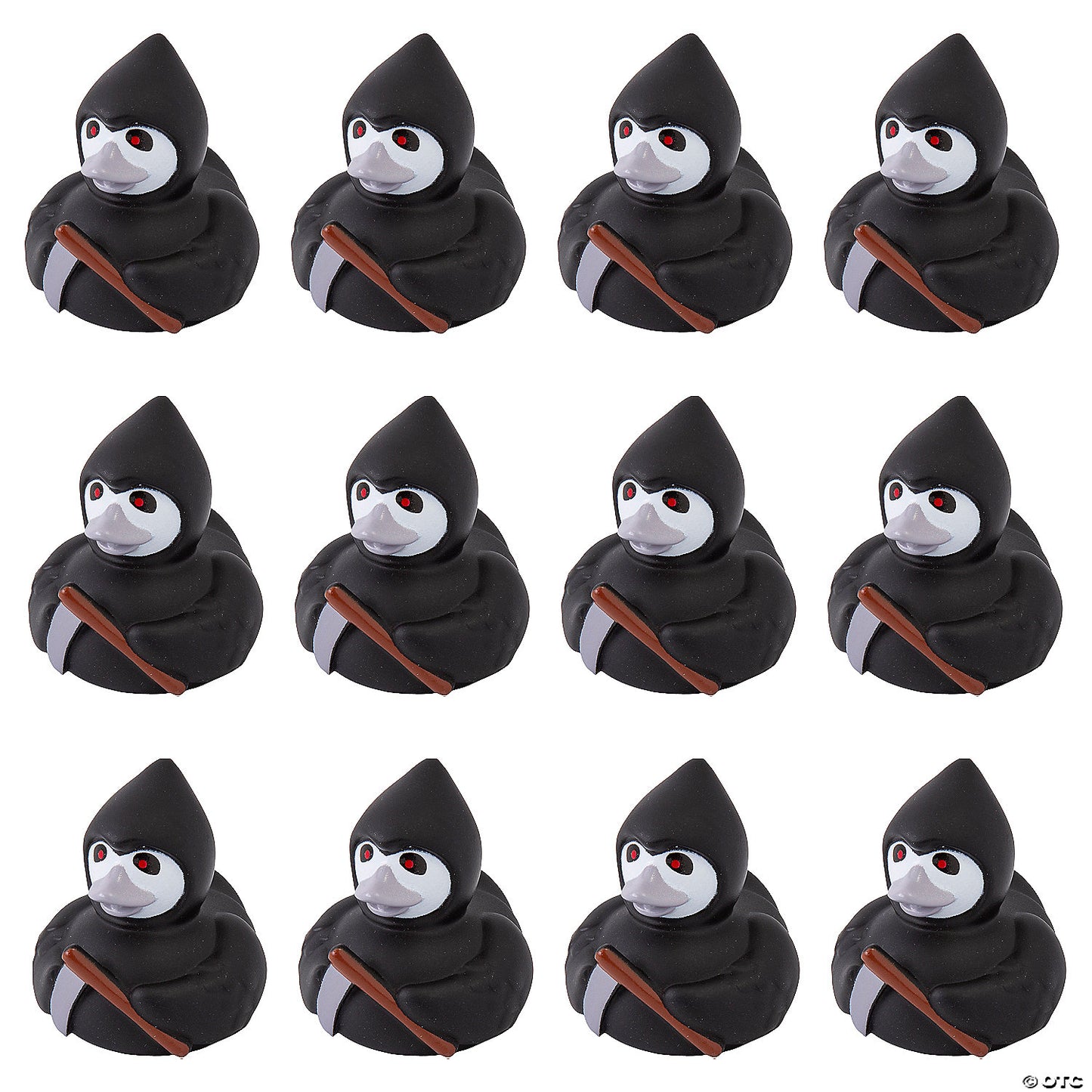 Halloween Reaper Rubber Ducks in Black Cloak