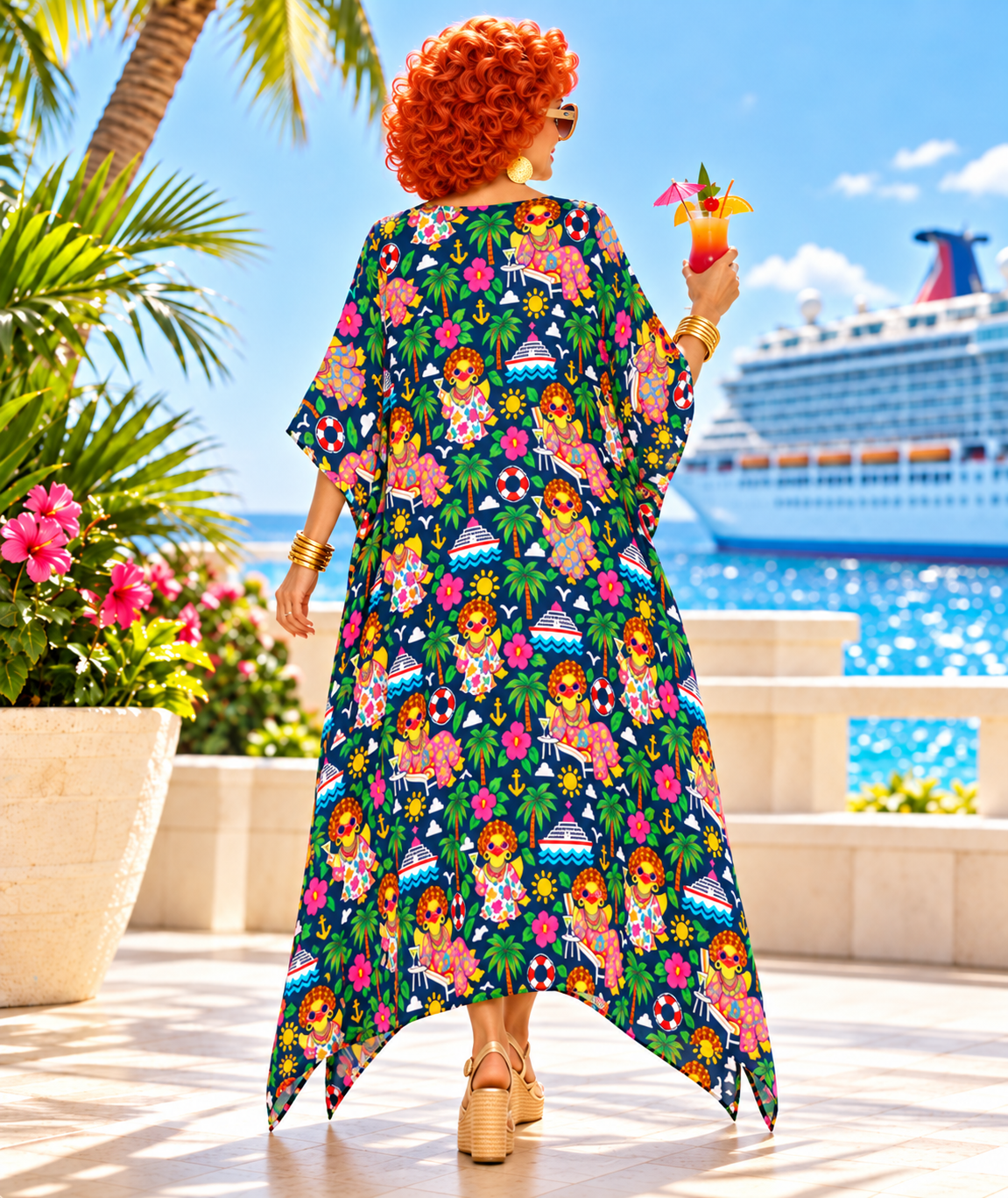 Mrs. Roper’s Romp Quacktastic Caftan