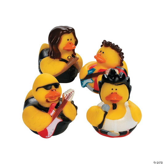 Rock Star Rubber Ducks - by the dozen