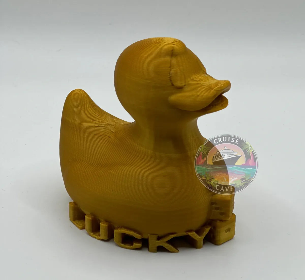3D printed Lucky Ducky casino duck collectible