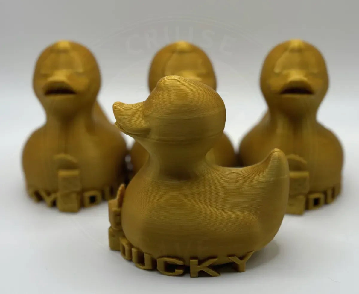 3D printed Lucky Ducky casino duck collectible